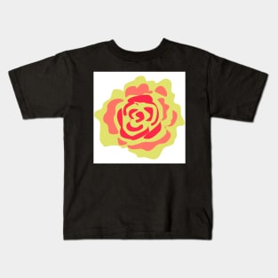 Abstract Christmas Flower Kids T-Shirt